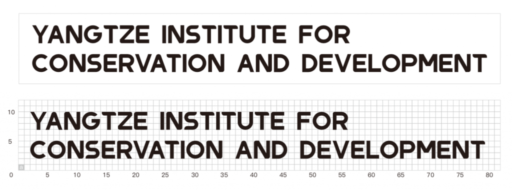 YICODE logo standard English text horizontal
