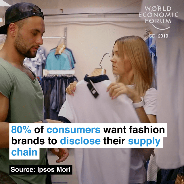 80%的顧客希望服裝品牌公開其供應(yīng)鏈信息